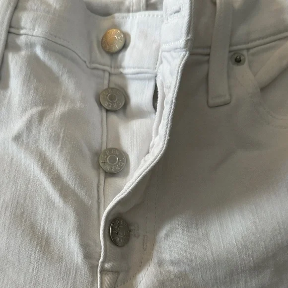 J. Crew Woman’s Crisp White Straight Jeans - Picture 3 of 8